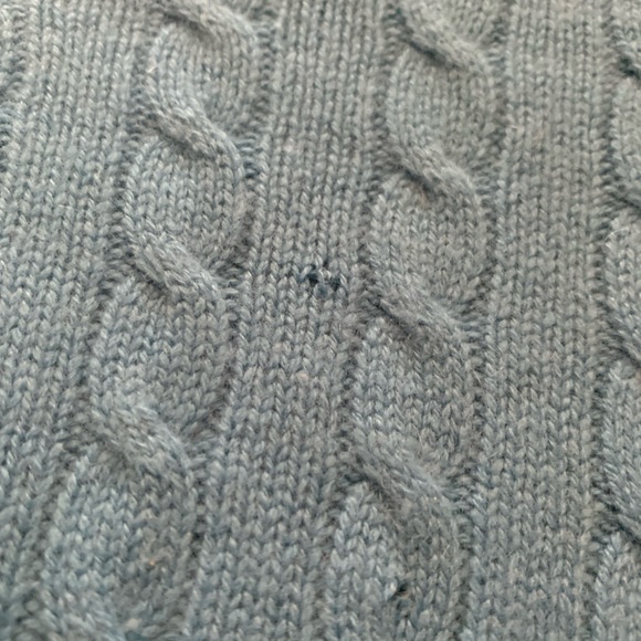 Blue Cashmere Women’s Turtleneck Sweater | Medium Size - Picture 4 of 4